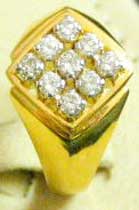 Yellow Gold Diamond Ring GRA008