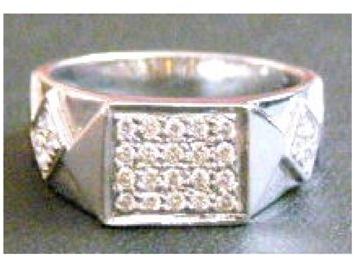 White Gold Diamond Ring GRWA001