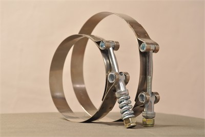 Metal t bolt hose clamps