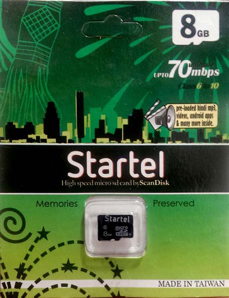 STARTEL GB MICRO SD MEMORY CARD