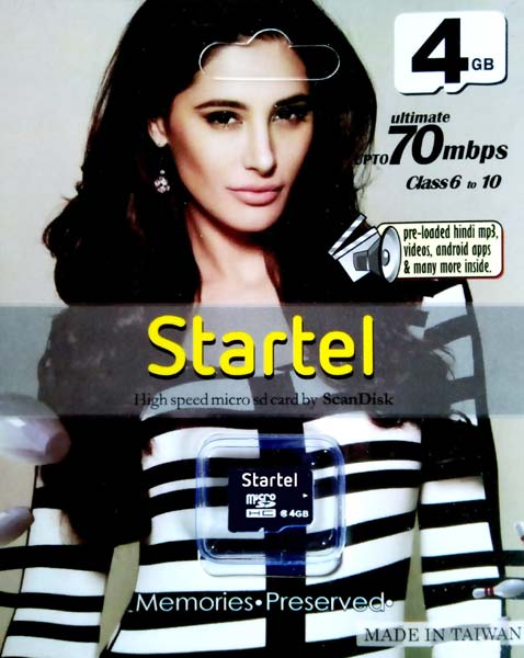Startel Memory Card 4GB, for Camera, Laptop, Mobile, Tablet, Feature : Eco Friendly