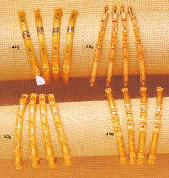 gold bangles GB-021