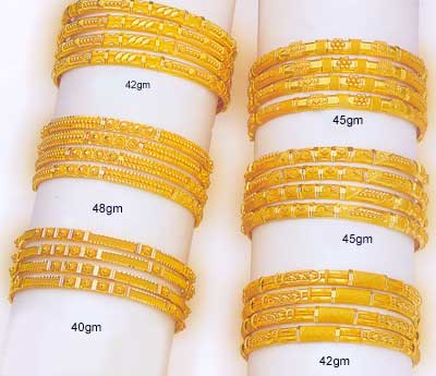 GB-09 yellow gold bangles