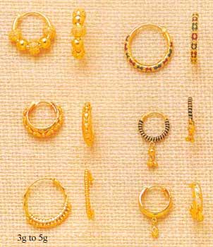GE-01 gold earrings
