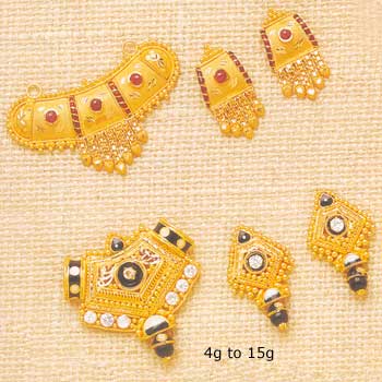 Gold pendant set GPS-09