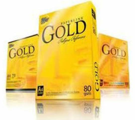 Plain Paperline Gold Printing Paper, Size : A4