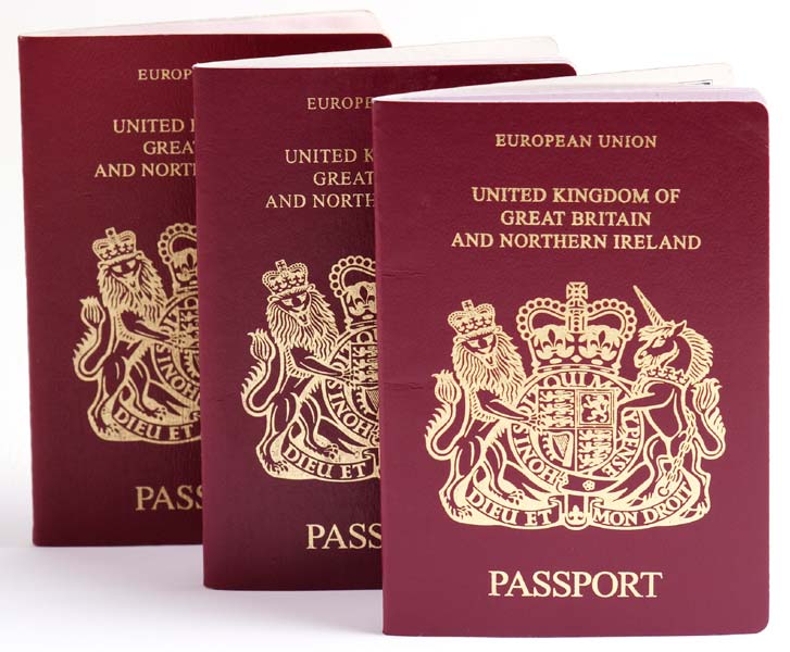 United Kingdom of Great Britain and Ireland Passport & VISA