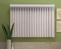Verticle Plain Vertical Window Blinds, Color : White