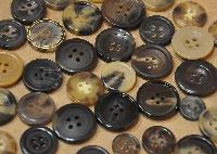 horn imitation buttons