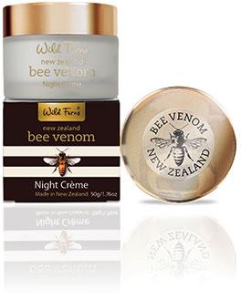Wild Ferns Bee Venom Night Creme with Active Manuka Honey