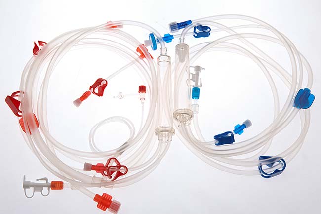 hemodialysis blood tubing set