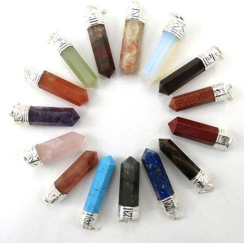 Fancy Agate Mix Crystal Gemstone pencils