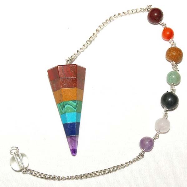 seven chakra beads pendulum