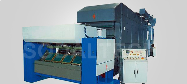 Pulp thermoforming machine