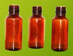 Amber Pet Bottles (60-ml)