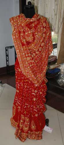 Chikan Embroidered Saree 004