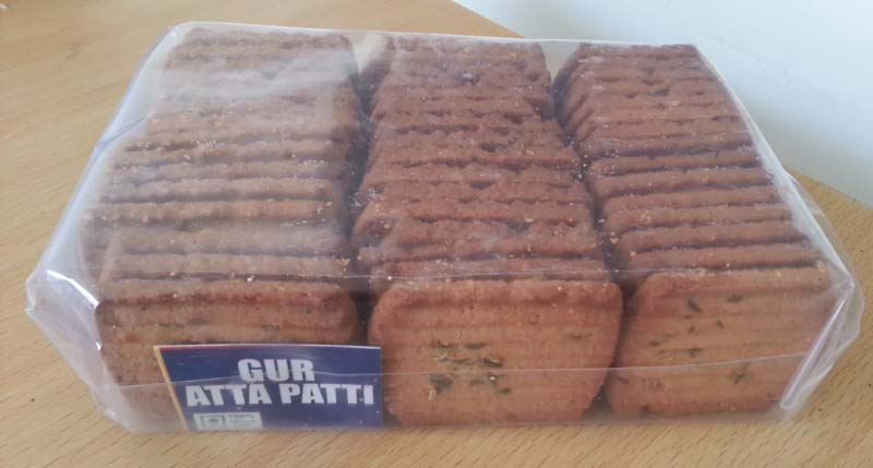 Jaggery Atta Biscuits, Packaging Type : Bag, Box