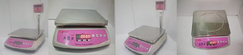 Tabletop weighing scale