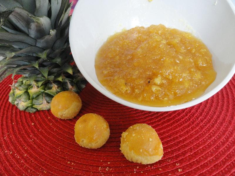 Pineapple Fillings, for Food, Snacks, Form : Solid