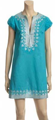 Ladies Blue Cotton Kurti