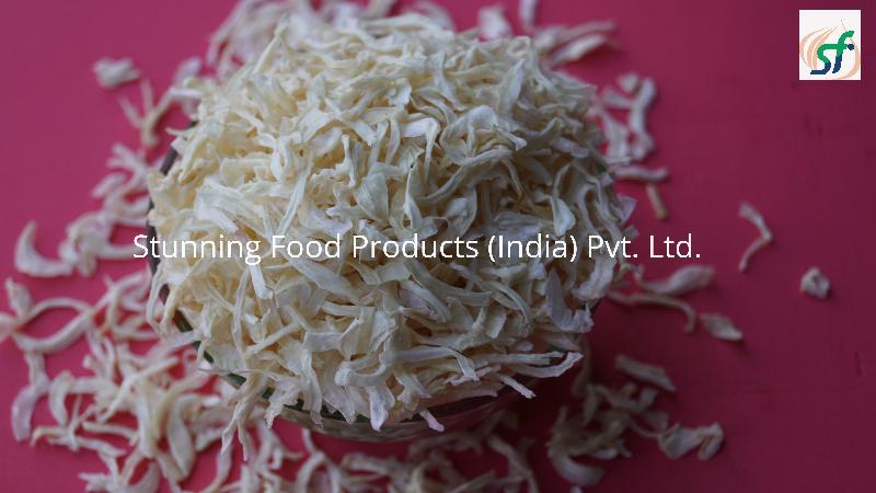 Organic Dehydrated White Onion Flakes, for Cooking, Packaging Type : Customized Packing