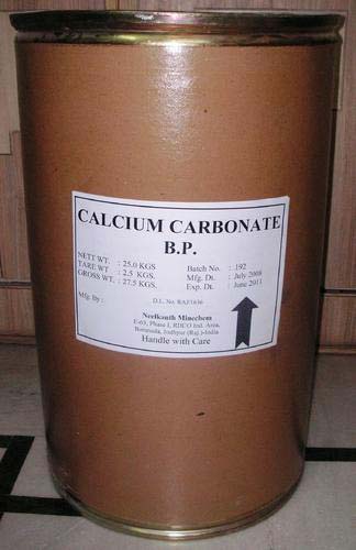 BP Calcium Carbonate Powder, Purity : 99%