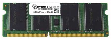 DDR1 1GB 400Mhz SODIMM PC 3200