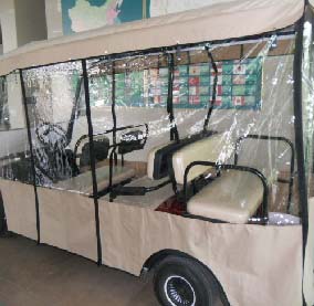 Golf Cart Rain Curtains