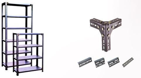 Su-Mech Steel slotted angle racks, Standard : ISO