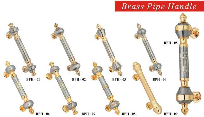 Brass Pipe Door Handles