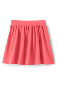 Cotton Fabric Plain Girls Skirts, Color : Pink