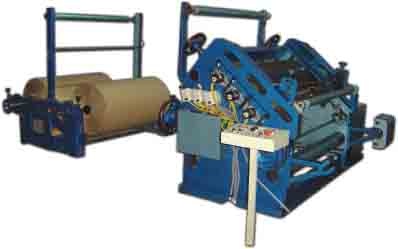 Oblique Type Single Face Paper Corrugating Machine