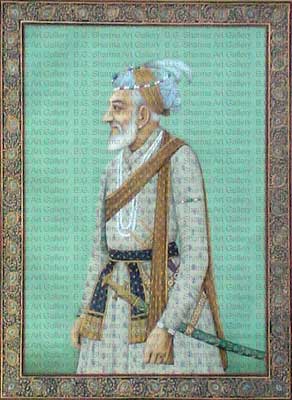 King Aurangzeb Painting