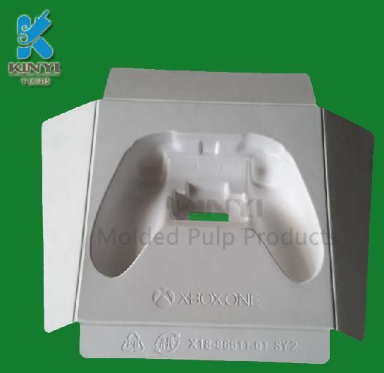 Wholesale Export Grade Bagasse Pulp Handle Packaging Paper Tray