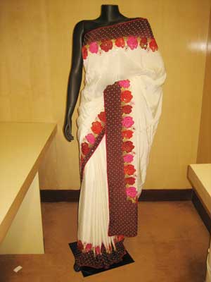 Party Wear Embroidered Saree