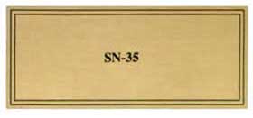 Brass Name Plates