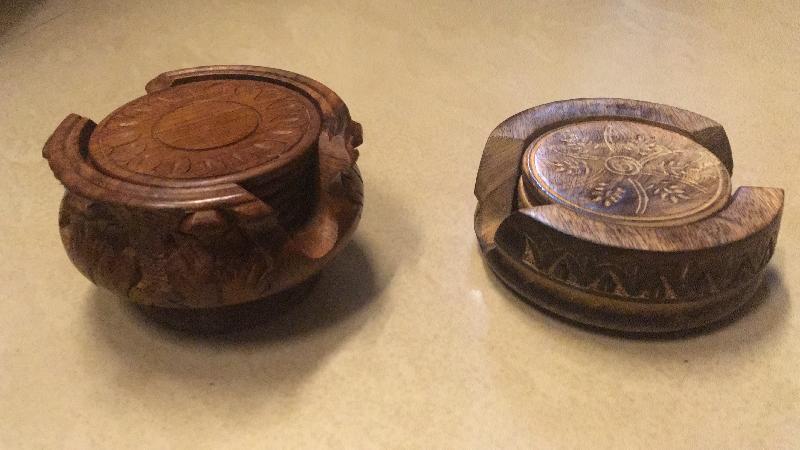 Wooden Coaster Holders