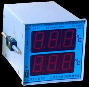 Two Point Temperature Indicator (1 Inch Display)