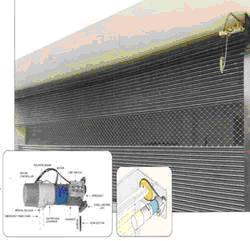 Electrically operated rolling shutter
