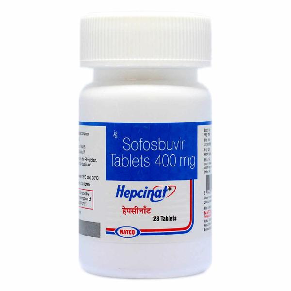Generic sofosbuvir-Hepcinat 400mg