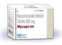 Mycophenolic Acid-MYCEPT 500 FC