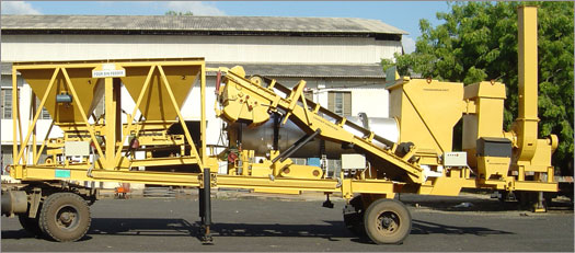 Mobile Asphalt Drum Mix Plant