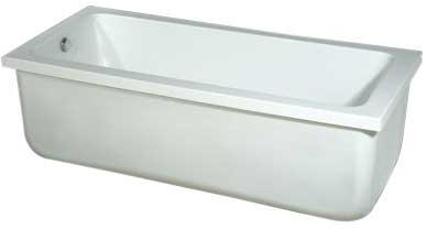 Straight Line Bath Tub  1525 X 760mm (5' X 2.5') (ZES)