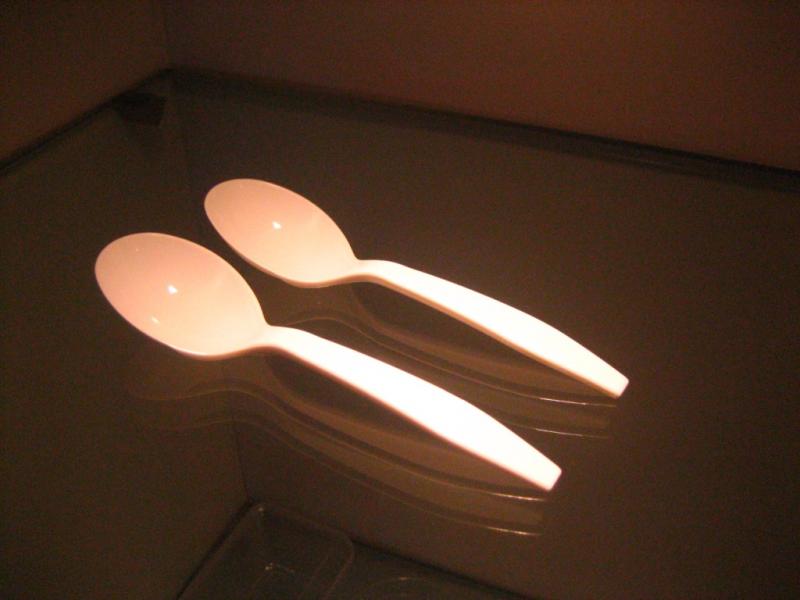 glass spoons