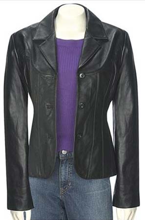 Ladies Leather Jacket - 01