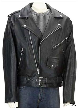 Mens Leather Jacket - 04