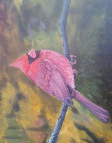 Birds Oil Painting