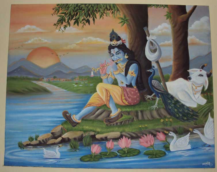 Krishna painting