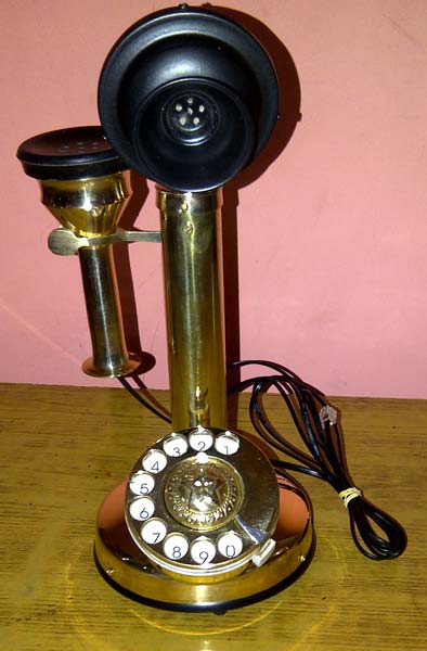Brass Candle Phone