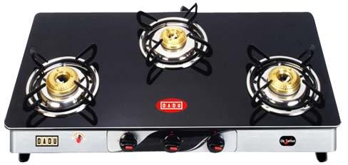 Black Series 3 Burner GT-3B-SS(A1) Glass Cooktop